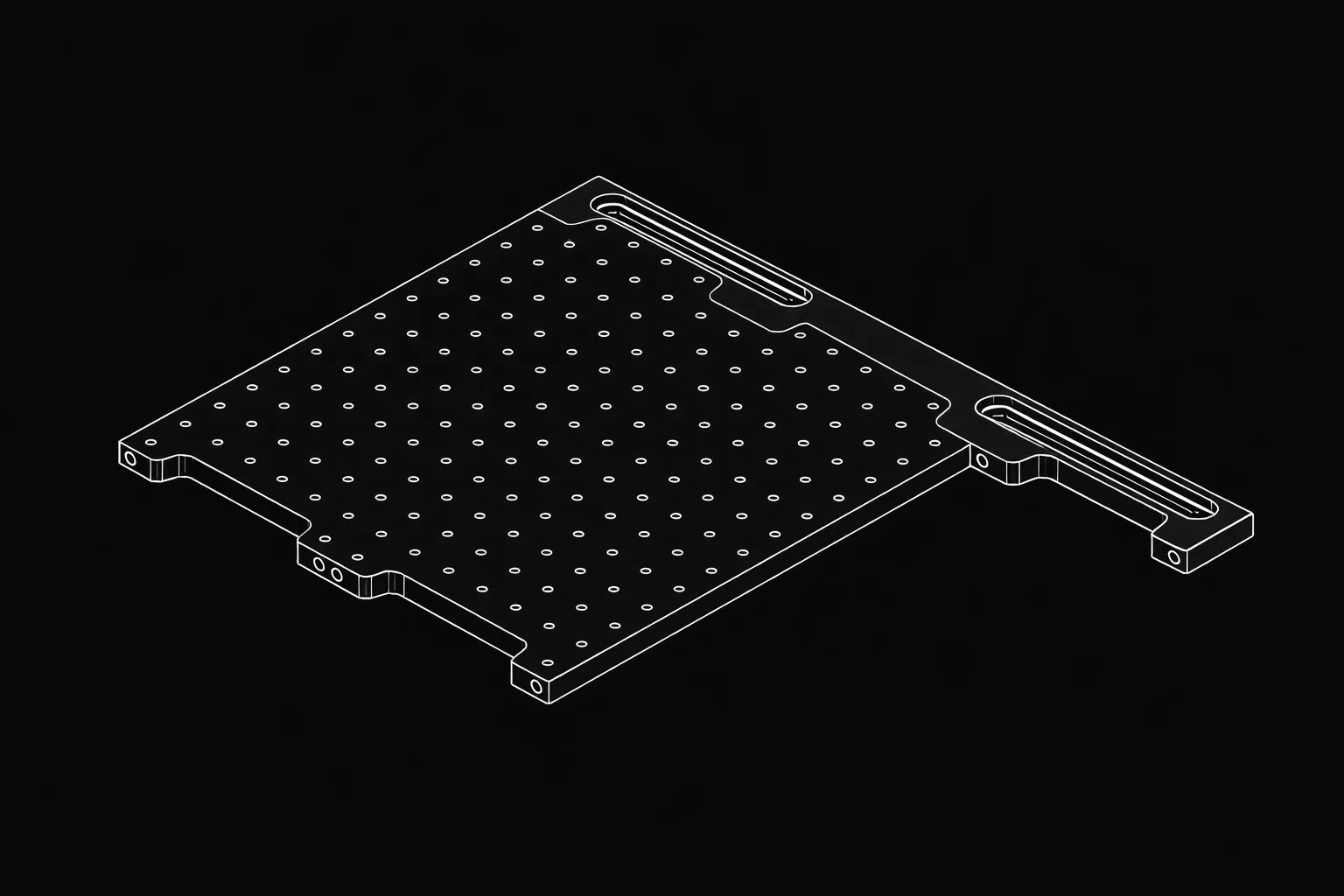 Select the appropriate fixture plate for your part size