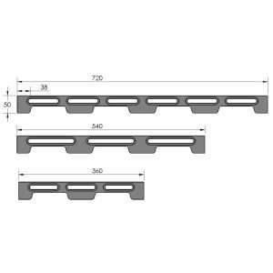 Loc-N-Load™ Docking Rail - Metric