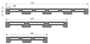 Loc-N-Load Docking Rail - Metric