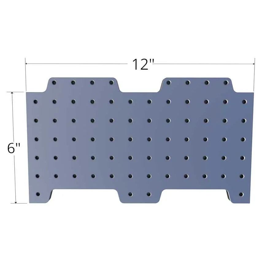 Loc-N-Load Plate - 12 x 6 with two tongues