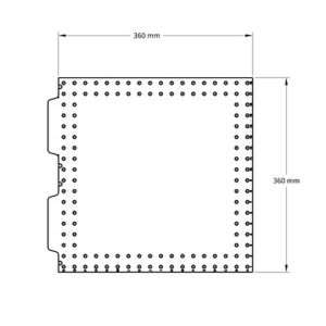 Open-Sight™ Plate 360 x 360mm - Metric